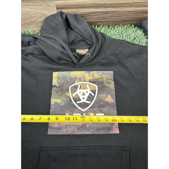 Ariat® Men's USA Proud Camo‎ Graphic Hooded Sweatshirt Large - Picture 5 of 9